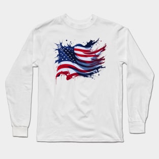 Patriotic shirt Made In USA Long Sleeve T-Shirt